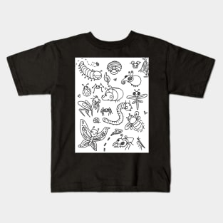 Bugz Coloring Page Kids T-Shirt